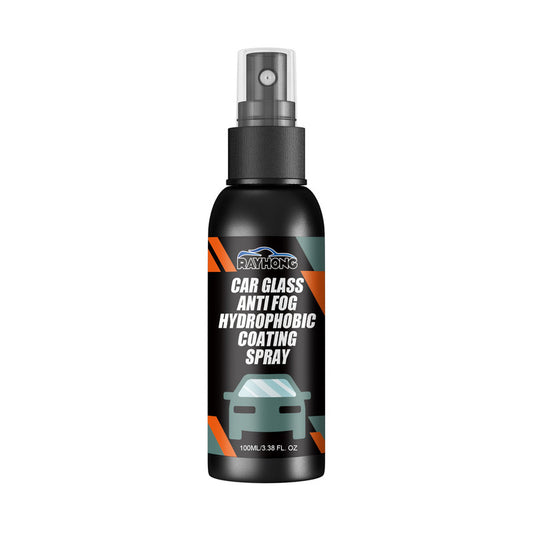 Rayhong Car Windshield Spray, Windshield Rearview Mirror Cleaning, Stain Removal, Hydrophobic Water Repellent, Anti-Fog Agent