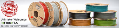 Recycled PLA filament ReForm - rPLA 2.85mm 1000 gram WHITE 3D Printer Filament