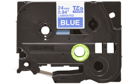 BROTHER 1PK 100% Compatible for Brother P-Touch TZe 555 White on Blue TZE Tape Label