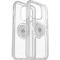 OTTERBOX Apple iPhone 14 Pro Otter + Pop Symmetry Series Clear Case - Clear Pop (77-88796), 3X Military Standard Drop Protection