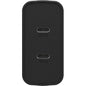 OTTERBOX 50W USB-C Fast Charge Dual Port Wall Charger - Black Shimmer