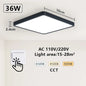 Smart LED Ceiling Lamp Voice Control Alexa