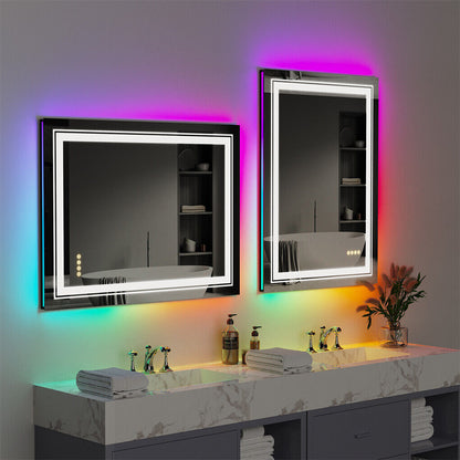 500x700mm LED Bathroom Mirror Anti-Fog Illuminated Shatterproof
