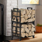 Iron Log Holder Indoor Heavy Duty Firewood Rack 180kg