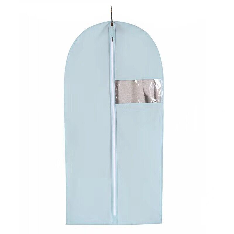 Blue Garment Bag 60x100cm Dustproof Suit Dress Coat Cover Protector AU