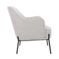 Hugo upholstered armchair ivory