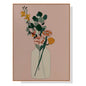Wall Art 100cmx150cm Boho Floral Wood Frame Canvas