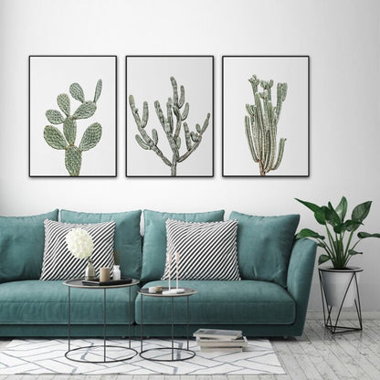 Wall Art 50cmx70cm Desert 3 Sets Black Frame Canvas