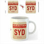 Qantas Syd Airport Code Tag