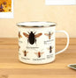 Bee Enamel Mug