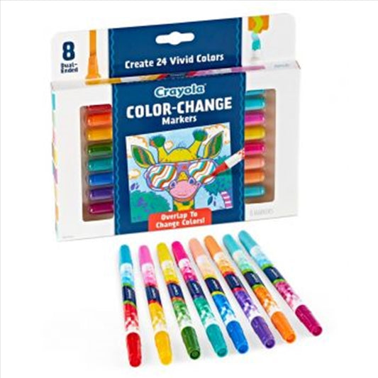 Crayola 8pk Colour Change Markers