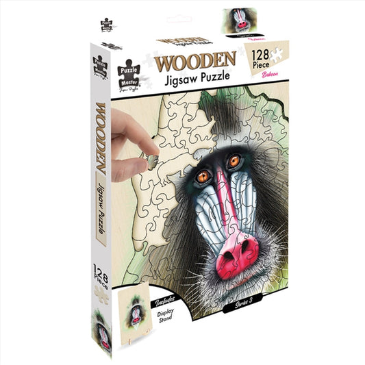 Series 4 - Wooden Puzzle Baboon