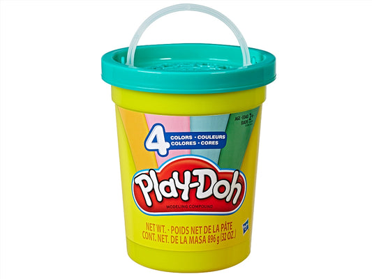 Playdoh 4 Colors Big Can