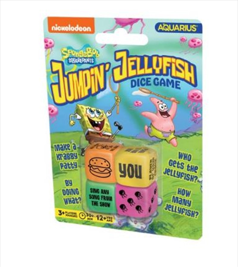 SpongeBob Jumpin Jellyfish Dice Game