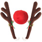 Reindeer Car Antlers and Nose Decoration Set Xmas Jingle Bells for Christmas