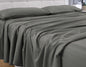GOMINIMO 4 Pcs Bed Sheet Set 1000 Thread Count Ultra Soft Microfiber - King Single (Grey)