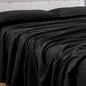 GOMINIMO 4 Pcs Bed Sheet Set 1000 Thread Count Ultra Soft Microfiber - Single (Black)