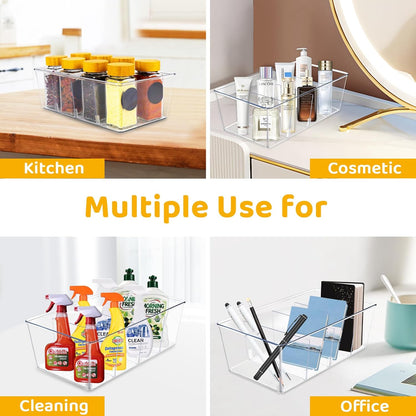 GOMINIMO 2 Pack Storage Bin with Divider