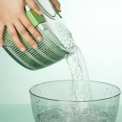 GOMINIMO 3-in-1 Multifunctional 4L Salad Spinner (Avocado Green)