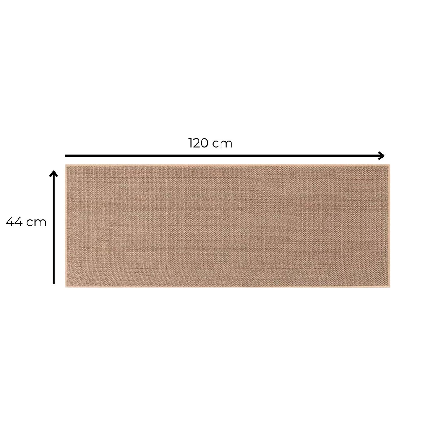 GOMINIMO Washable Non Slip Absorbent Kitchen Floor Mat (44X120cm, Oats)