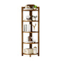 GOMINIMO Bamboo Corner Shelf 5 Tier