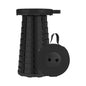 KILIROO Portable Telescopic Folding Stool (Black)