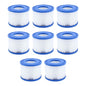 NOVEDEN 8 Pack Hot Tub Spa Filter Replacement Cartridge Size ? (Blue and White)