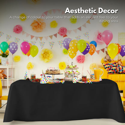 GOMINIMO Polyester Table Cloth 230cm (Black)