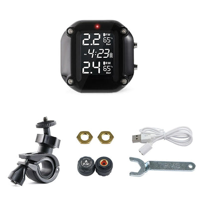 RYNOMATE Tire Pressure Monitoring System (Motorcycle 2 Sensor)