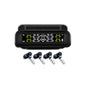RYNOMATE Tire Pressure Monitoring System (External Solar Power Stick on Windshield 4 Sensor)