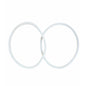 2x For Nutribullet Rubber White Seal - Gasket Ring For 600 600W Blade and Cups