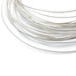 1m Sterling Silver 0.6mm - Soft Round Wire Rod 22 Gauge Jewellery Bead