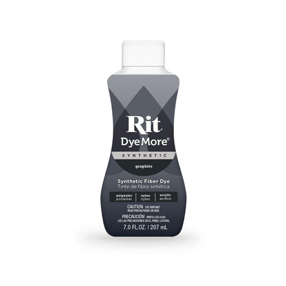 207ml Graphite Charcoal Fabric Dye Synthetic Clothes Rit Liquid Polyester Nylon