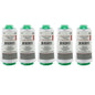 5 Pack White Overlocking Thread 2000m Polyester Birch Overlocker Cone Spool Sewing
