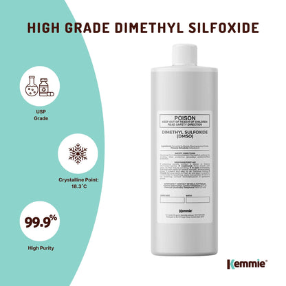 500ml DMSO Liquid 99.9% Pure Pharmaceutical Dimethyl Sulfoxide Grade Solvent
