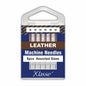 Klasse 80/90 Leather Sewing Machine Needles Assorted Sizes 6 Pack Chisel Point