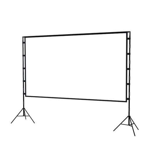 120â€ Portable Movie Projector Screen - Outdoor Indoor 16:9 4K Tripod Stand Case