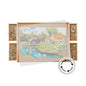 Social Hike 1500pcs Puzzle Board 4 Drawer with Cover - Wooden Rotating Tabletop
