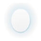 LED Wall Mirror Round Anti-Fog Bathroom 50cm