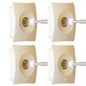 4X Door Stopper Wall Mount Door Stop Adhesive Catch Hole Advanced BEIGE