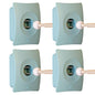 4X Door Stopper Wall Mount Door Stop Adhesive Catch Hole Advanced BLUE