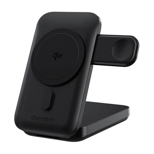 CHOETECH B750 Qi2 Certified 3-in-1 magnetic charger Stand with 10000mAh battery
