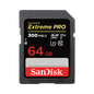 SanDisk 64GB Extreme PRO SDHC and SDXC UHS-II card SDSDXDK-064G-GN4IN