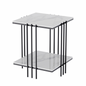 Interior Ave - Milano Black Square Side Table