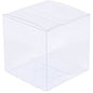 20 Piece Pack -PVC Clear See Through Plastic 15cm Square Cube Box - Large Bomboniere Product Exhibition Gift