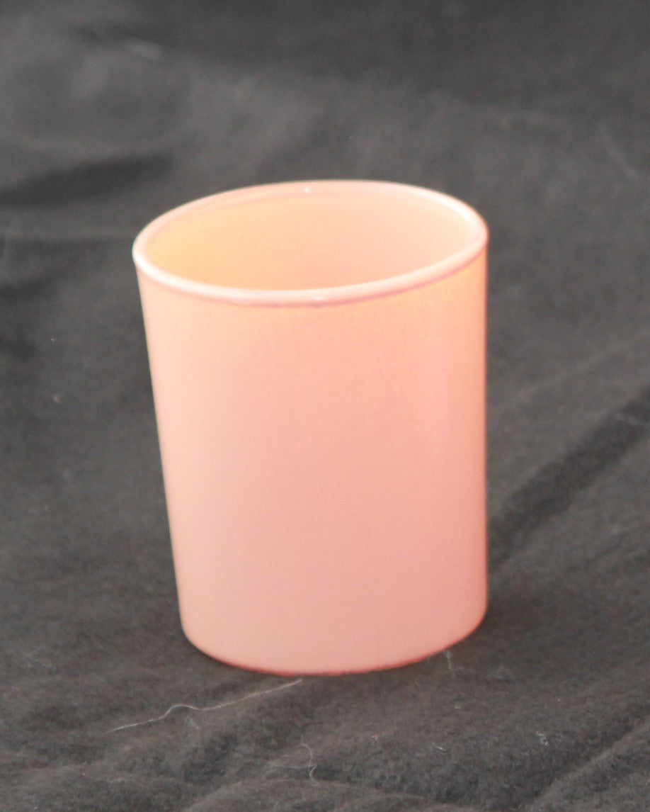10 Pack Champagne Pale Pink Glass Votive Tealight Candle Holders House Party Cenrepiece Xmas Wedding Decor Glass Candlestick Party Decorations Bridal Valentines Event