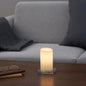 2 Pcs LED Block Pillar Candle White Flameless Safe Indoor Battery Power Party Home Decor Wedding Xmas Table Centrepiece