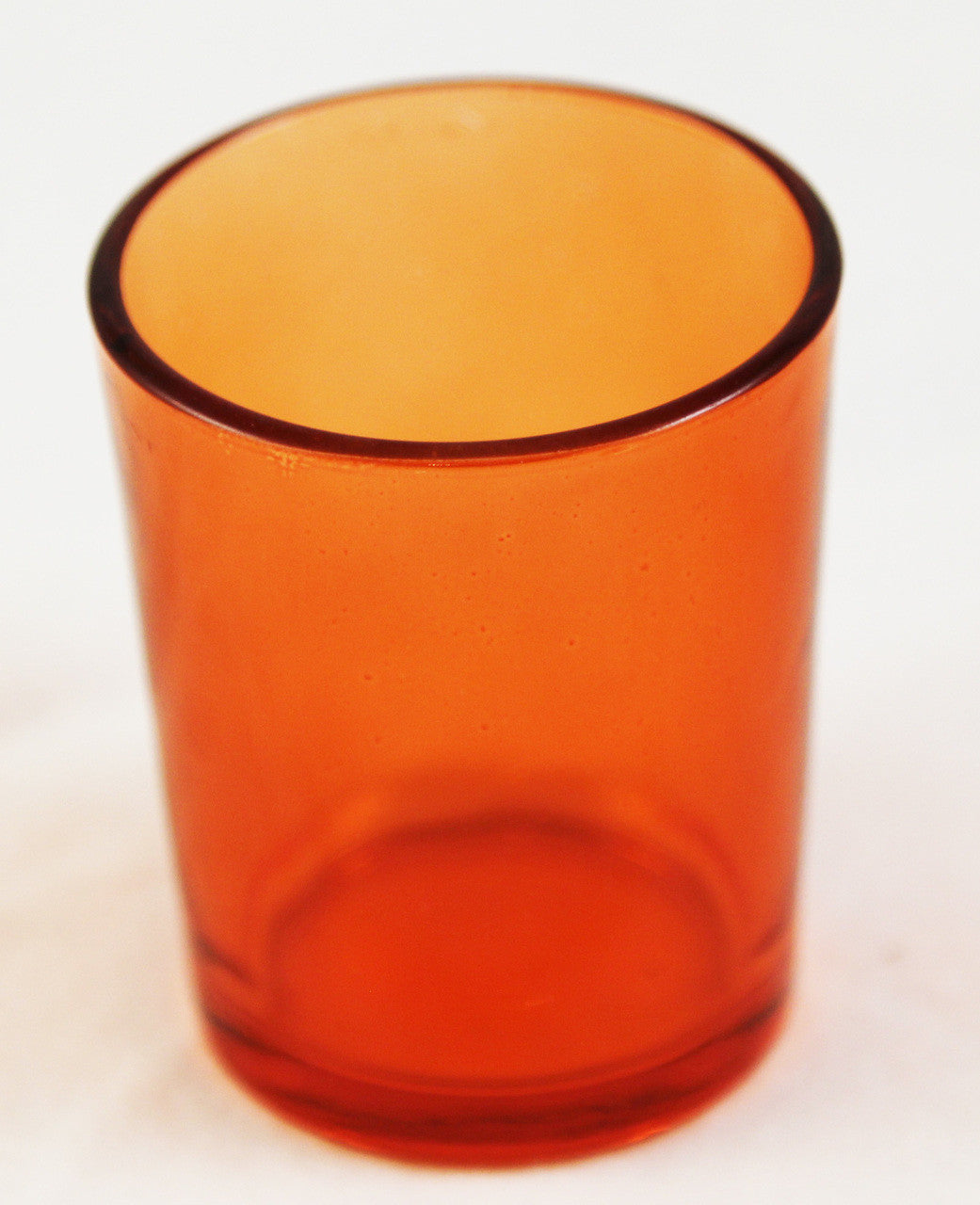 10 Pack Orange Glass Votive Tealight Candle Holders House Party Cenrepiece Xmas Wedding Decor Glass Candlestick Party Decorations Bridal Baby Shower Event