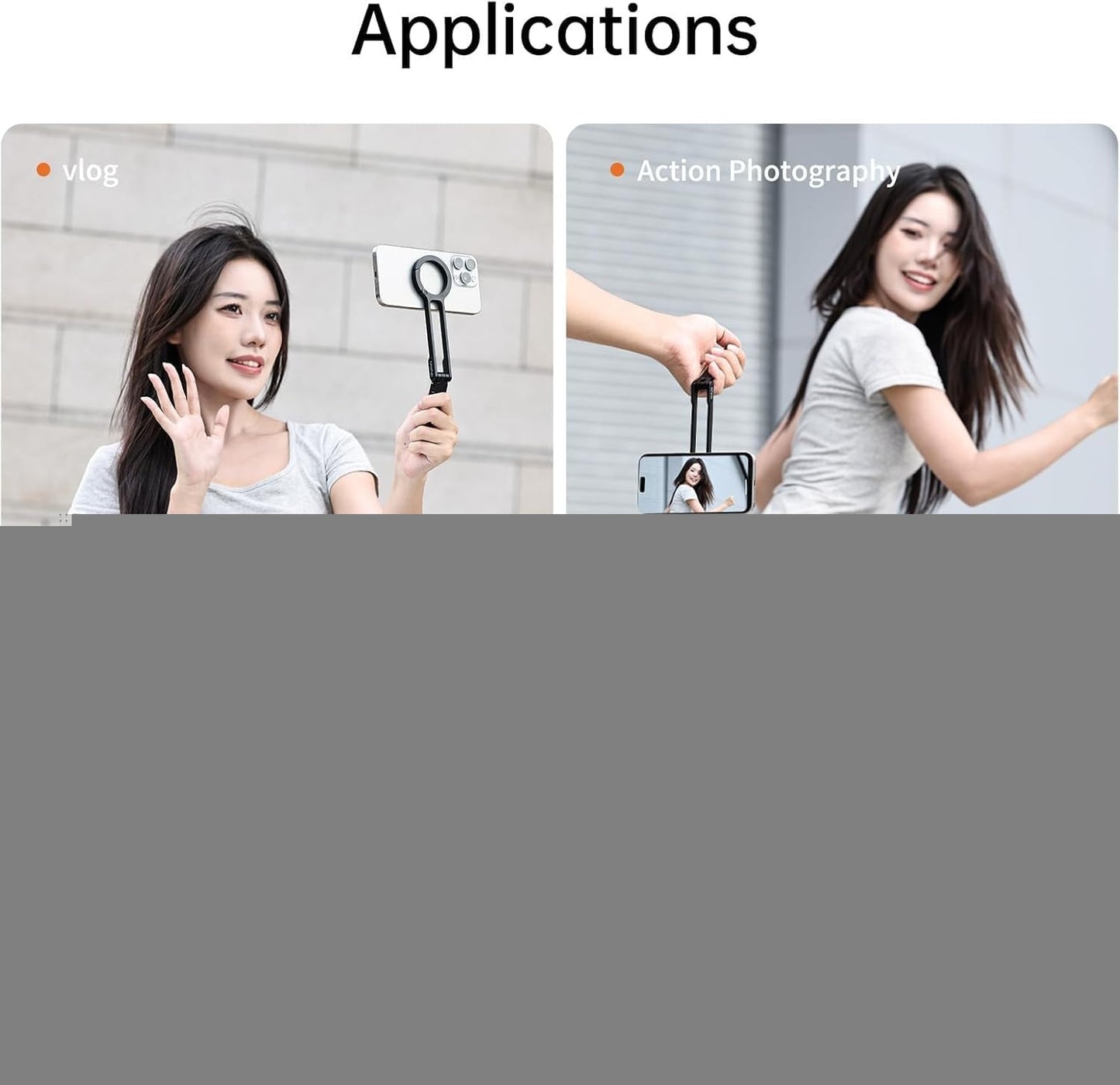 ULANZI MA30 Magnetic Phone Tripod Stand for iPhone - Aluminium Maglock Smartphone Mini Tripod Pocket Cell Phone Stand Dual-Sided Magnet Quick Mount Compatible with iPhone 16 15 14 13 12 Magsafe
(Purple)