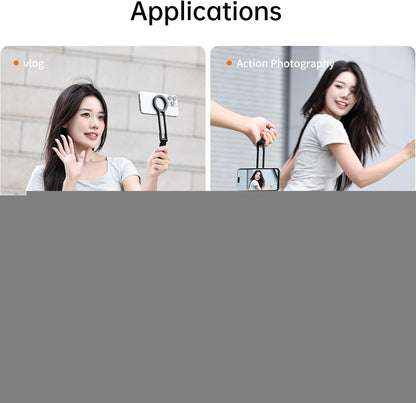 ULANZI MA30 Magnetic Phone Tripod Stand for iPhone - Aluminium Maglock Smartphone Mini Tripod Pocket Cell Phone Stand Dual-Sided Magnet Quick Mount Compatible with iPhone 16 15 14 13 12 Magsafe
(Purple)